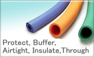 Protect, Buffer, Air-tight, Insulate, Through